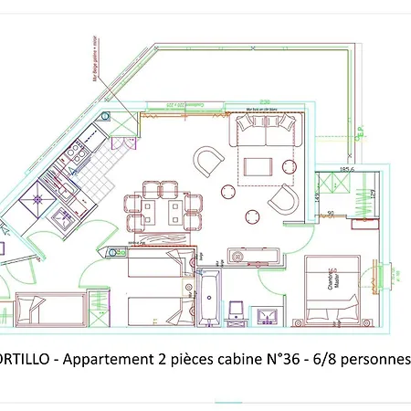 شقة Le Portillo - Piscine - 2 Pieces Pour 8 Personnes Mae-6123 *